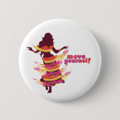Tänzer *Rayjii* Button (Vorderseite)