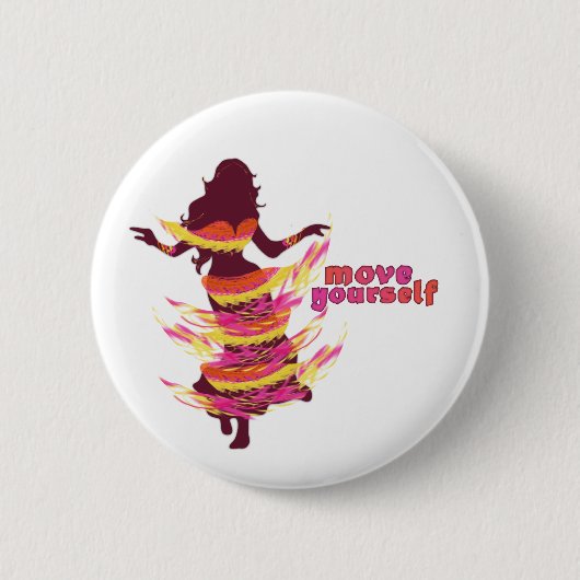 Tänzer *Rayjii* Button (Vorderseite)