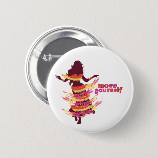 Tänzer *Rayjii* Button (Vorne & Hinten)