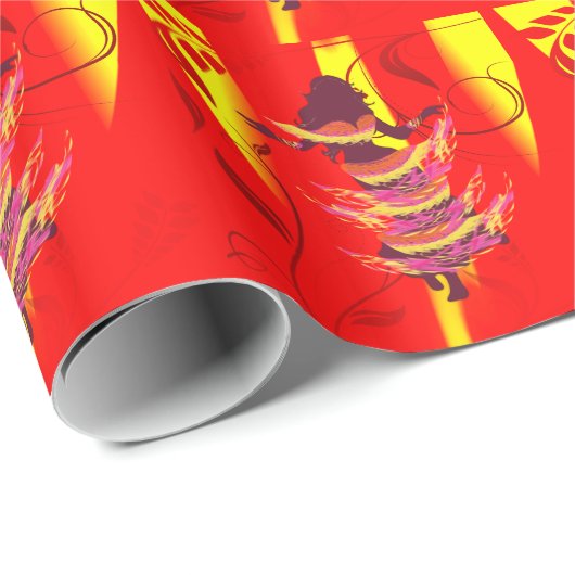 Tänzer *Rayjii* Geschenkpapier (Rolleneckpunkt)