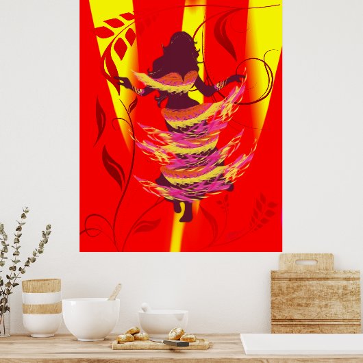 Tänzer *Rayjii* Poster (Küche)