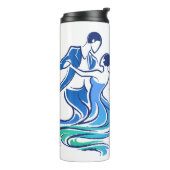 Tänzer reisen Mug Thermosbecher (Nach links gedreht)