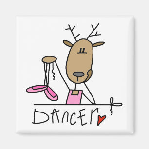 Tänzer-Ren-T - Shirts und Geschenke Magnet