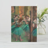 Tänzer, rosa und grün | Edgar Degas (Stehend Vorderseite)