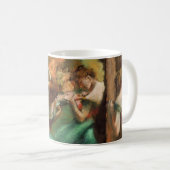 Tänzer, Rosa und Grün von Degas, Art Kaffeetasse (VorderseiteRechts)