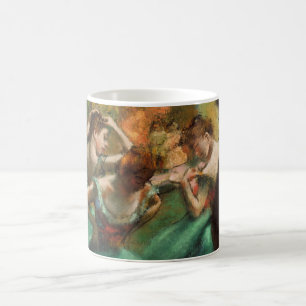 Tänzer, Rosa und Grün von Degas, Art Kaffeetasse