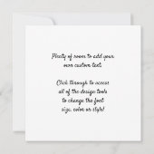 Tänzer, Rosa und Grün von Edgar Degas Einladung (Rückseite)