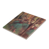Tänzer, Rosa und Grün von Edgar Degas Fliese (Seite)