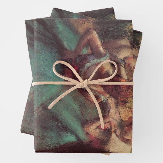 Tänzer, Rosa und Grün von Edgar Degas Geschenkpapier Set (Beispiel)
