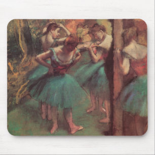 Tänzer, Rosa und Grün von Edgar Degas Mousepad