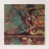Tänzer, Rosa und Grün von Edgar Degas Puzzle (Horizontal)