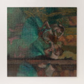 Tänzer, Rosa und Grün von Edgar Degas Puzzle (Horizontal)