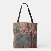 Tänzer, Rosa und Grün von Edgar Degas Tasche (Rückseite)