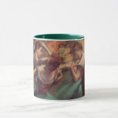 Tänzer, Rosa und Grün von Edgar Degas Tasse (Zentrum)