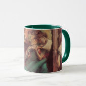 Tänzer, Rosa und Grün von Edgar Degas Tasse (VorderseiteRechts)