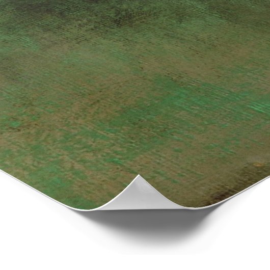 Tänzer, rosa und grüne Edgar Degas Poster (Ecke)