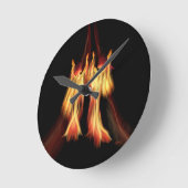 Tänzer Runde Wanduhr (Winkel)