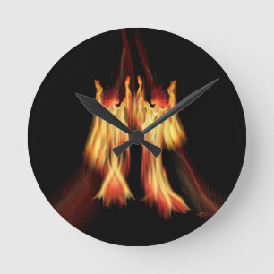Tänzer Runde Wanduhr