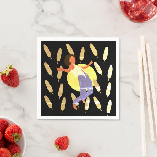 Tänzer Serviette (Beispiel)