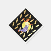 Tänzer Serviette (Ecke)