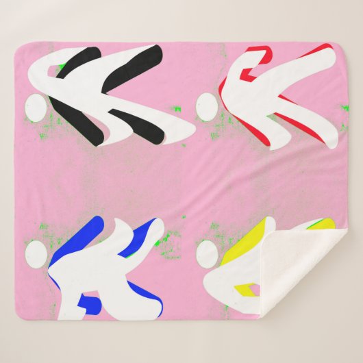 Tänzer Sherpadecke (Vorderseite (Horizontal))