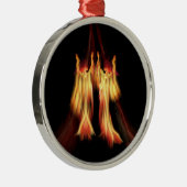 Tänzer Silbernes Ornament (Rechts)