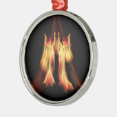 Tänzer Silbernes Ornament (Links)