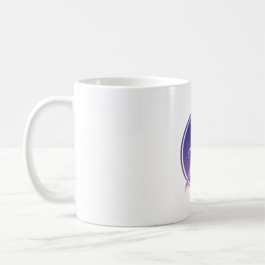 Tänzer Silhouette Gradient Medaillon Tasse (Links)