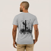 Tänzer-Sport-Shirt T-Shirt (Schwarz voll)