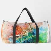 Tänzer Spritzer personalisiert Duffle Bag (Vorderseite)