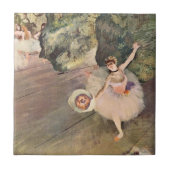 Tänzer / Star des Balletts - Degas Malerei Fliese (Vorderseite)