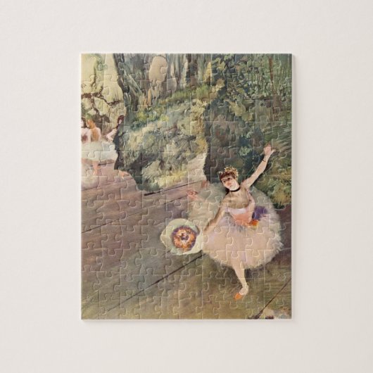 Tänzer / Star des Balletts - Degas Malerei Puzzle (Vertikal)