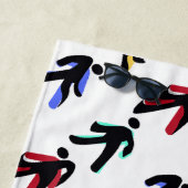 Tänzer Strandtuch (Beispiel)