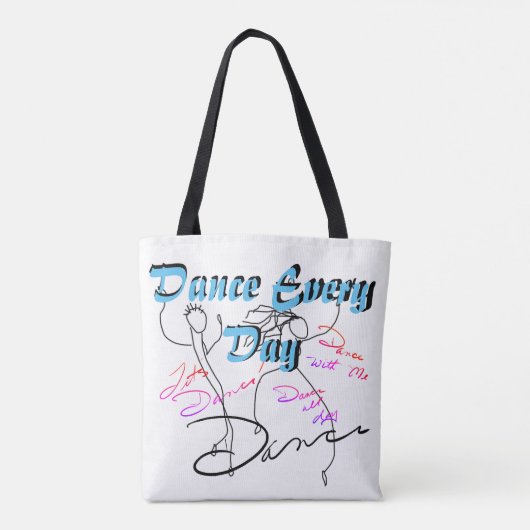 Tänzer-Tanz-Taschen-Taschen-Tanzen-Geschenke Tasche (Rückseite)