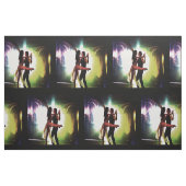 Tänzer tanzen Paar Stoff (Fat Quarter (45,7 x 55,9 cm))