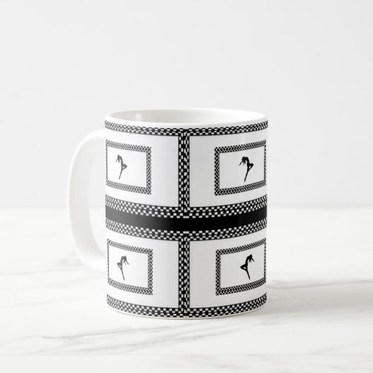 Tänzer-Tasse Kaffeetasse (Vorderseite Links)