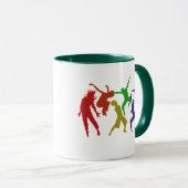 Tänzer-Tasse Tasse (VorderseiteRechts)