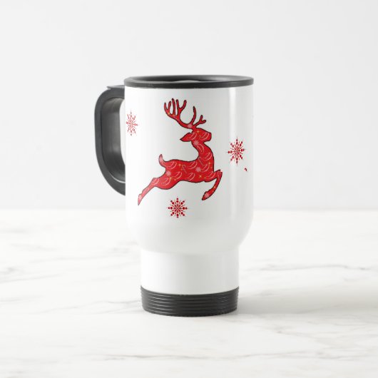 Tänzer-Tassen - Weihnachtsgeschenke Reisebecher (Vorderseite Links)