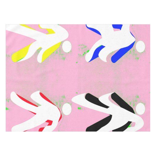 Tänzer Tischdecke (Vorderseite (Horizontal))