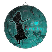 Tänzer *Tonia* Dartscheibe (vorne)