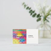 Tänzer und Fitness Visitenkarte (Stehend Vorderseite)