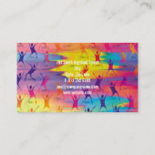 Tänzer und Fitness Visitenkarte (Rückseite)