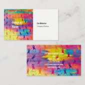 Tänzer und Fitness Visitenkarte (Vorne/Hinten)