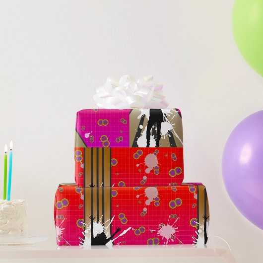 Tänzer und Gitarre Geschenkpapier