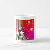 Tänzer und Gitarre Kaffeetasse