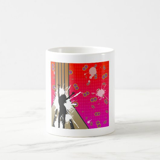 Tänzer und Gitarre Kaffeetasse