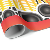 Tänzer und Lautsprecher Geschenkpapier (Rolleneckpunkt)