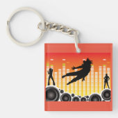 Tänzer und Lautsprecher Schlüsselanhänger (Vorderseite)