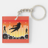 Tänzer und Lautsprecher Schlüsselanhänger (Rückseite)
