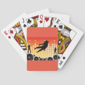 Tänzer und Lautsprecher Spielkarten (Rückseite)